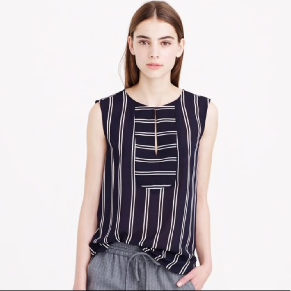 J Crew Keyhole Tank Top
